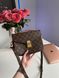 Жіноча сумка Louis Vuitton Pochette Métis Brown Monogram Coated Canvas Gold Premium re-9176 фото 4