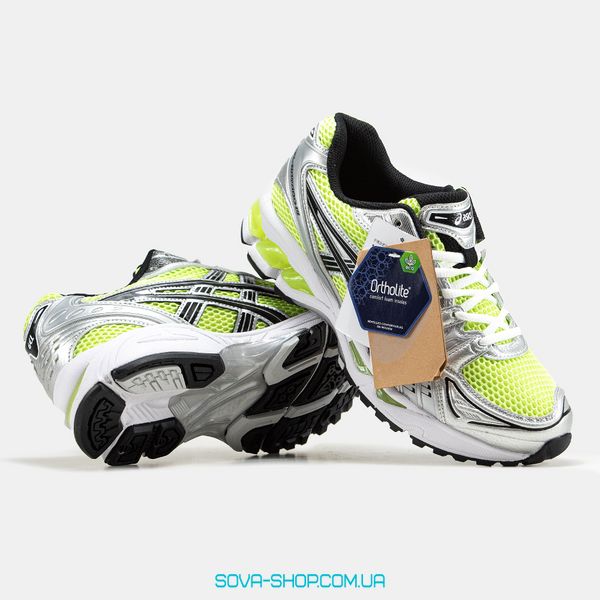 Чоловічі та жіночі кросівки Asics Gel-Kayano 14 Silver Yellow фото