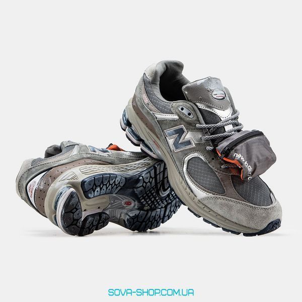Мужские кроссовки New Balance 2002R Grey Orange фото