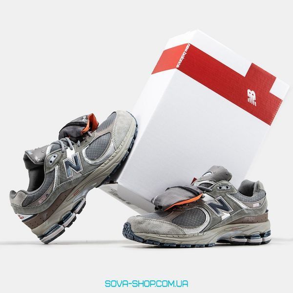 Мужские кроссовки New Balance 2002R Grey Orange фото