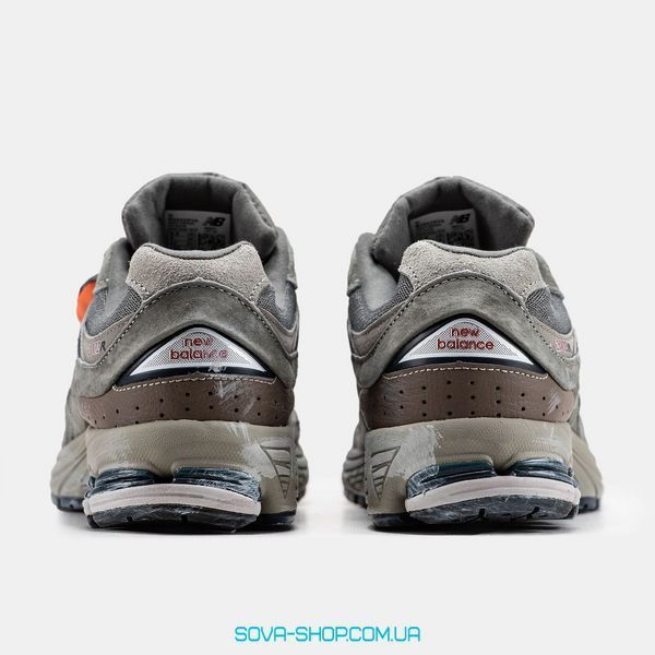 Мужские кроссовки New Balance 2002R Grey Orange фото