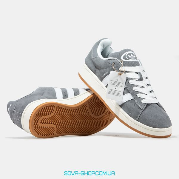 Унісекс кросівки Adidas Campus 00s Grey White Gum фото