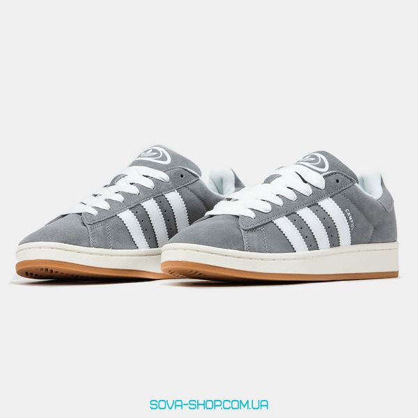 Унісекс кросівки Adidas Campus 00s Grey White Gum фото