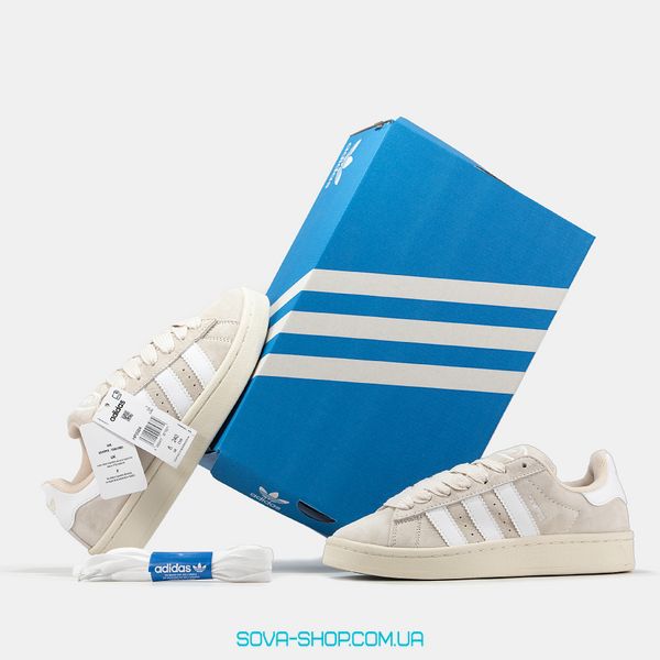 Жіночі кросівки Adidas Campus 00s Beige White фото