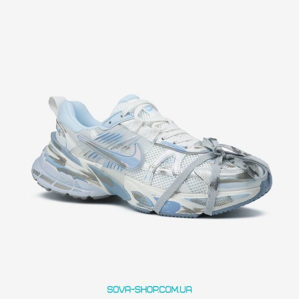 Жіночі кросівки Nike V2K Runtekk Custom White Blue фото