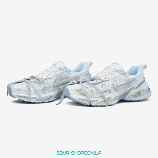 Жіночі кросівки Nike V2K Runtekk Custom White Blue фото
