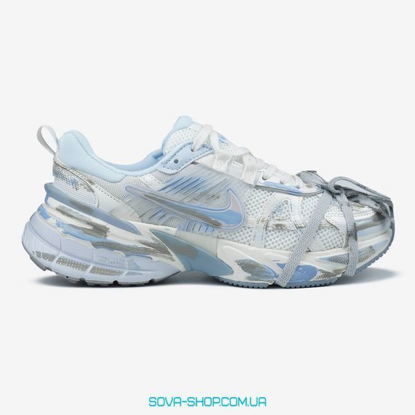 Жіночі кросівки Nike V2K Runtekk Custom White Blue фото