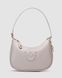 Женская сумка Pinko Half Moon Bag Simply Cream With Leather Buckle Premium re-11439 фото 2