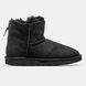 Женские зимние ботинки UGG Classic Mini Zip Black Premium re-9583 фото 3