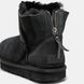 Жіночі зимові ботинки UGG Classic Mini Zip Black Premium re-9583 фото 8