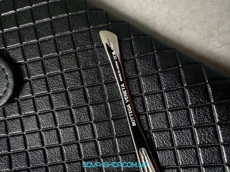 Сонцезахисні окуляри Bottega Veneta Black/Silver BV1386S 001 Premium фото