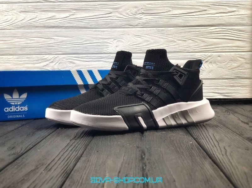 Мужские кроссовки Originals EQT Support ADV Carbon/Carbon/Collegiate Purple Adidas фото