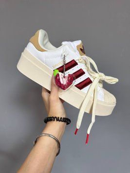 Женские кроссовки Adidas Superstar Bonega &laquo;STRAWBERRY CREAM&raquo; фото