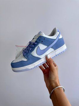 Жіночі кросівки Nike SB Dunk Low BLUE SUEDE фото