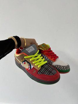 Жіночі та чоловічі баскетбольні кросівки Nike Dunk SB Low "What The" фото