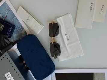 Сонцезахисні окуляри Gucci GG1703S 002 Black/Gold 55/17/140 (EW0405) Premium фото