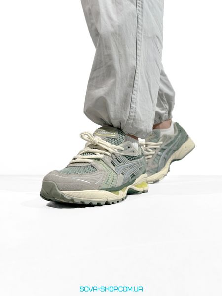 Мужские и женские кроссовки Asics Gel-Kayano 14 Grey/Mint фото