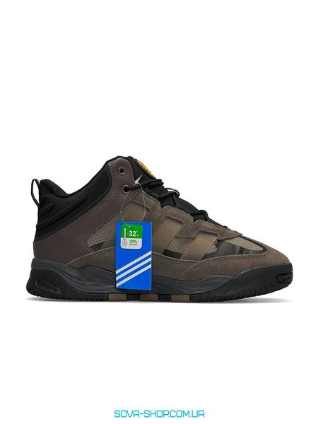 Мужские зимние кроссовки Adidas Originals Niteball Men’s Brown Fur фото