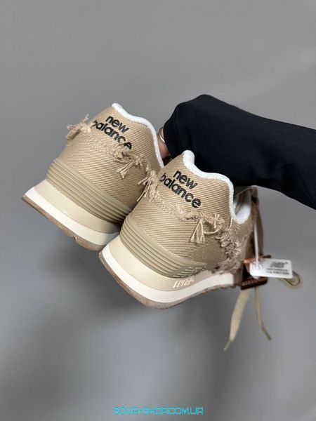 Унисекс кроссовки NEW BALANCE 574 x MIU MIU BEIGE фото