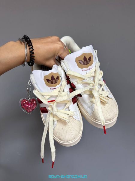 Женские кроссовки Adidas Superstar Bonega &laquo;STRAWBERRY CREAM&raquo; фото