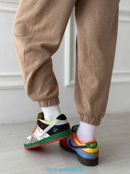 Жіночі та чоловічі баскетбольні кросівки Nike Dunk SB Low "What The" фото