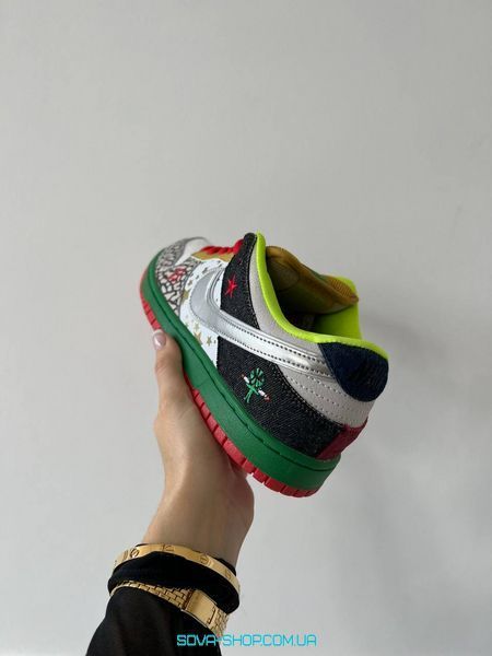 Жіночі та чоловічі баскетбольні кросівки Nike Dunk SB Low "What The" фото