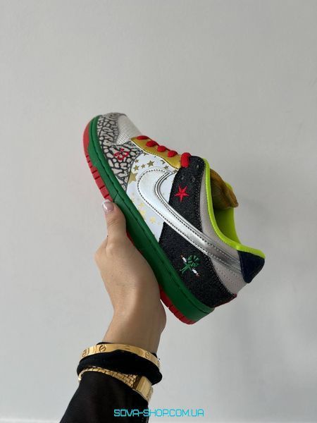 Жіночі та чоловічі баскетбольні кросівки Nike Dunk SB Low "What The" фото