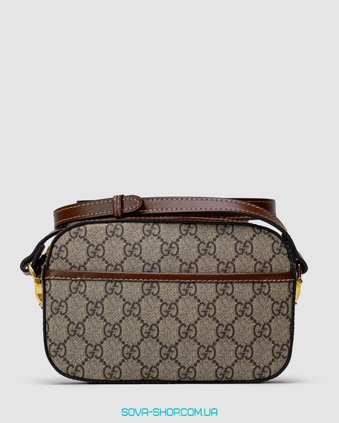 Женская сумка Gucci Horsebit 1955 Small Shoulder Bag Brown Premium фото