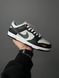 Чоловічі кросівки Nike SB Dunk Low Black Total Orange Mini Swoosh re-10855 фото 2