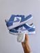 Жіночі кросівки Nike SB Dunk Low BLUE SUEDE re-11273 фото 2