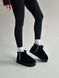 Женские зимние ботинки Ugg Ultra Mini Braid Platform Boot Black Premium re-10123 фото 8