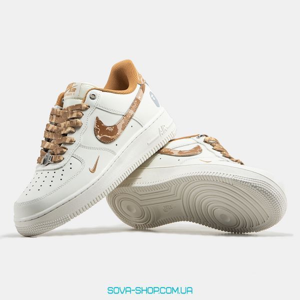 Чоловічі кросівки Nike Air Force 1 x BAPE Orange Premium фото