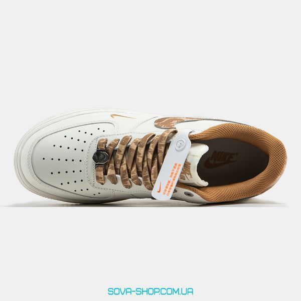 Чоловічі кросівки Nike Air Force 1 x BAPE Orange Premium фото