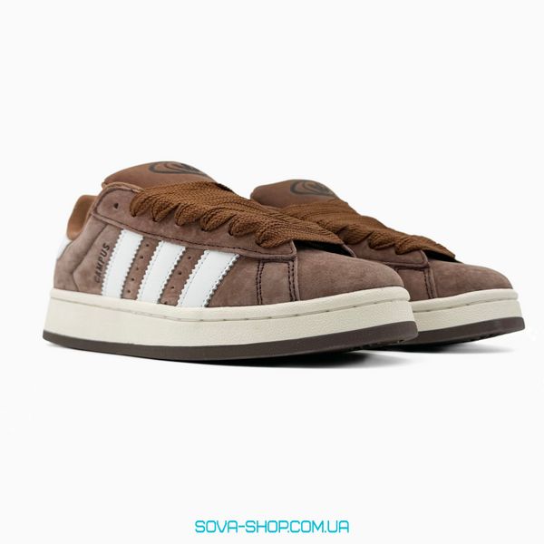 Женские кроссовки Adidas Campus 00s Brown/White фото