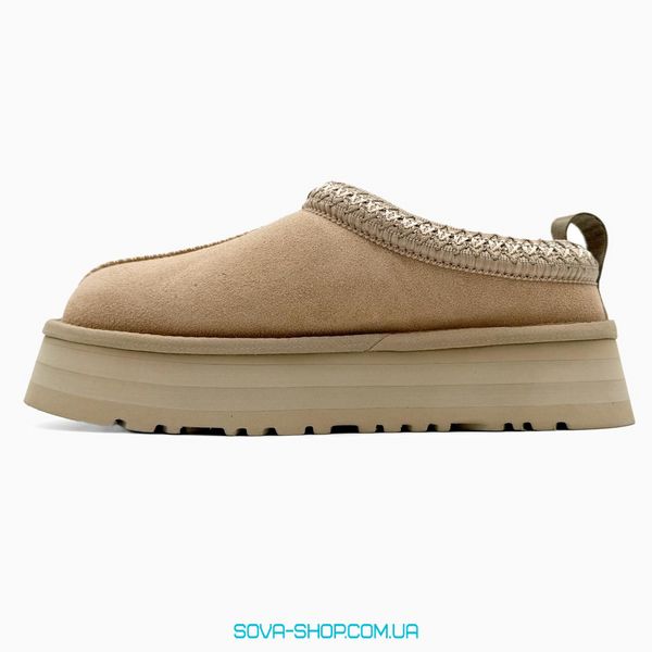 Жіночі зимові ботинки UGG Tasman Platform Beige PREMIUM фото