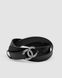 Ремінь Chanel Leather Belt Black/Silver Premium re-128228 фото 3
