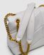 Жіноча сумка Yves Saint Laurent Puffer Small in Nappa Leather White Gold Chain Premium re-11548 фото 5