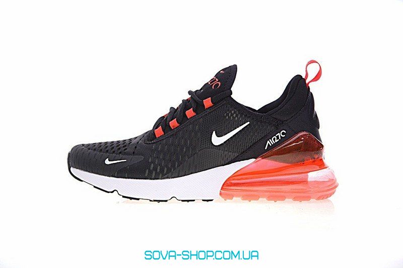 Nike air max 270 black best sale white red