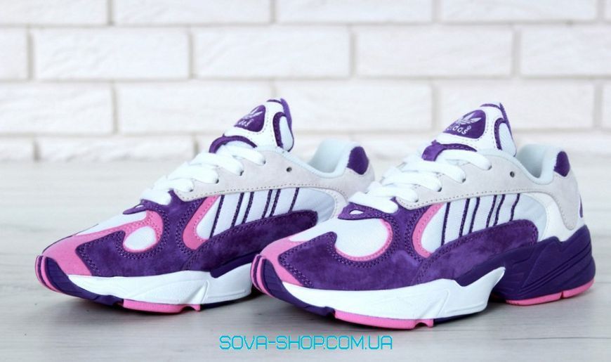 Женские кроссовки Yeezy YUNG-1 Violet Adidas фото