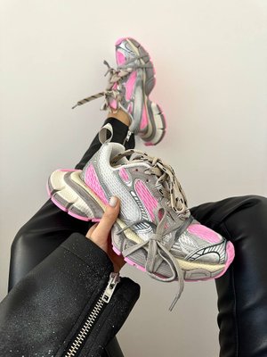 Жіночі кросівки Balenciaga 3ХL PINK SILVER фото