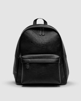 Чоловічий рюкзак Coach Track Backpack In Signature Canvas Premium фото