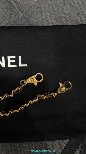 Жіноча сумка Chanel Large Vanity with Chain Suede Brown Premium фото