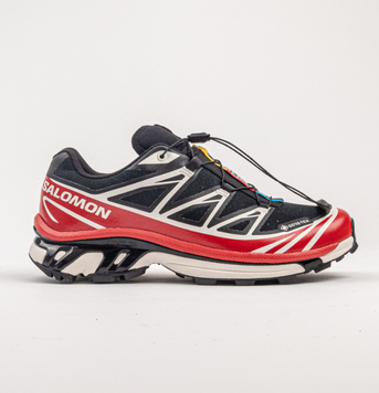 Мужские кроссовки Salomon XT-6 Gore-Tex Black Red фото