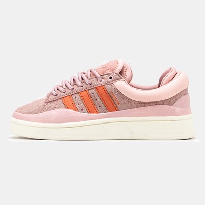 Женские кроссовки Adidas Campus x Bad Bunny Pink Orange фото