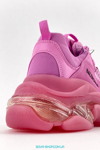 Жіночі кросівки Balenciaga Triple S Clear Sole Pink фото