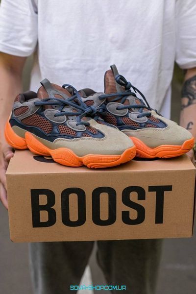 Мужские и женские кроссовки Yeezy Boost 500 Enflame Adidas фото