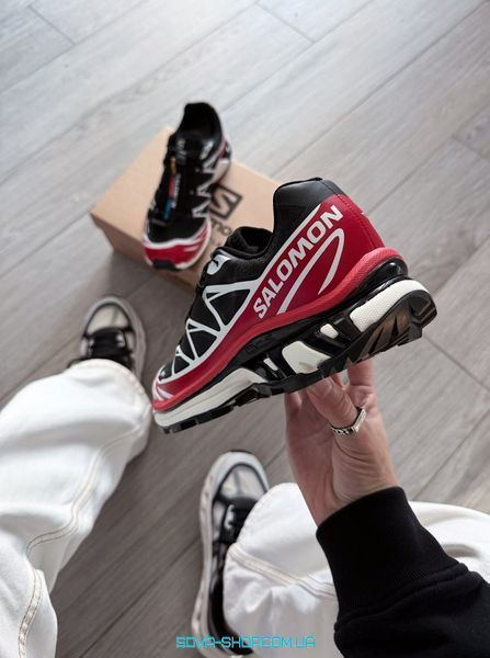 Мужские кроссовки Salomon XT-6 Gore-Tex Black Red фото