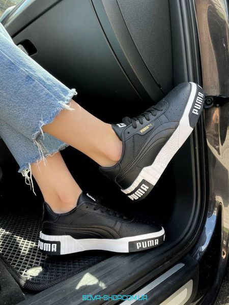 Жіночі кросівки Puma Cali Black/White фото
