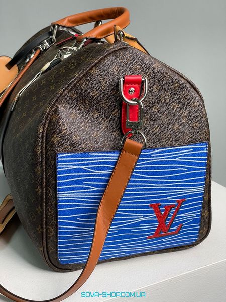 Унисекс сумка Louis Vuitton Keepall Bandouliere Bag Limited Edition Patchwork Monogram Canvas Premium фото