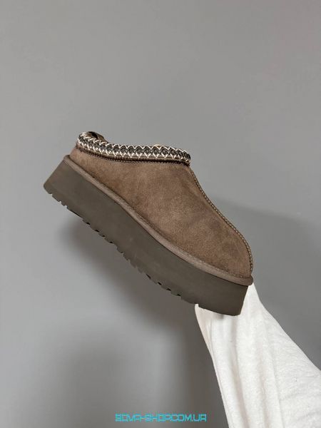 Женские зимние ботинки UGG TAZZ PLATFORM HICKORY Premium фото